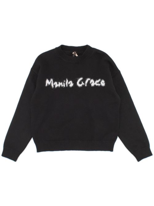 Maglia a girocollo MANILA GRACE | MG2315NERO